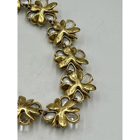 J. Crew Crystal Bloom Stacked
Rhinestone Floral Statement
Collar AB Necklace - Picture 13 of 16